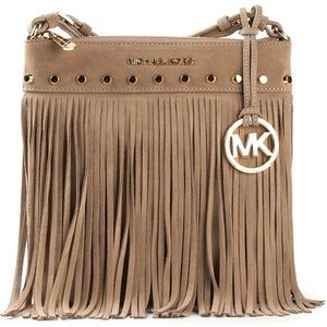 Michael Kors Suede Fringe Crossbody